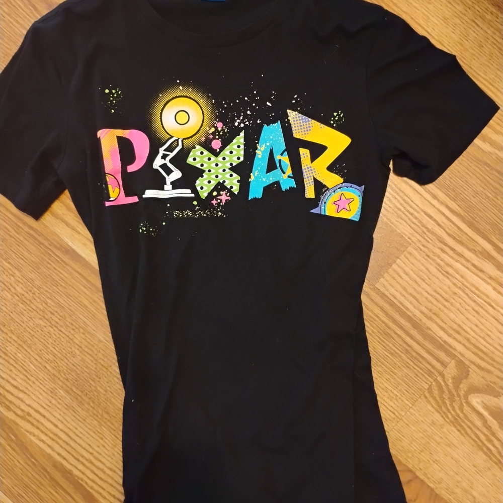 Kids Black Graphic T-Shirt